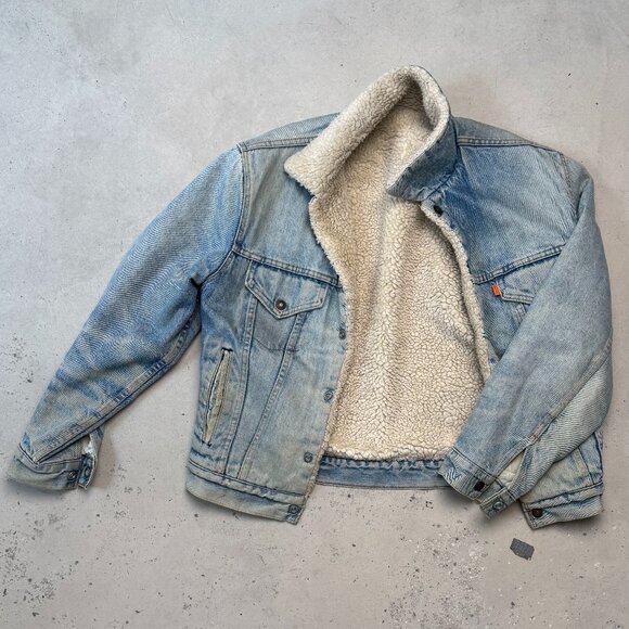 Levi’s Sherpa-Lined Denim Jacket – Limited Edition (Recycled Denim) - Picture 1 of 2